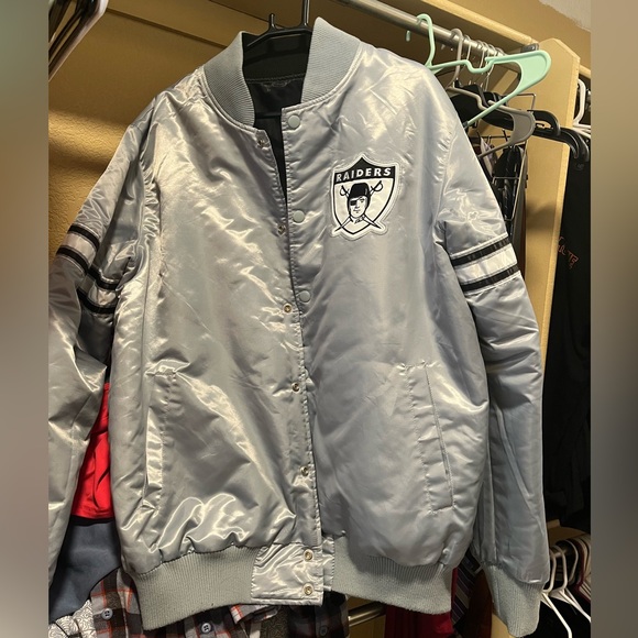 Raiders Reversible Starter Jacket - Picture 3 of 4